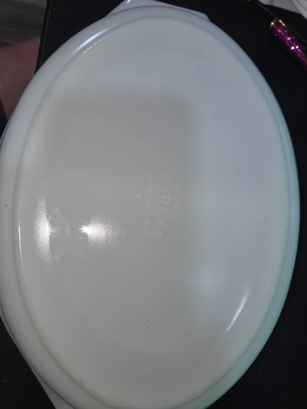 Vintage Pyrex Royal Wheat 1.5 Qt Divided Casserole Dish #963 1960